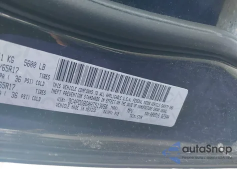 2017 Dodge Journey Sxt Awd from USA, damaged, VIN 3C4PDDBG0HT513056